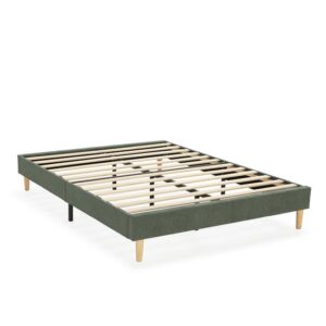 Base tapizada Bari 90x190 cm color Verde