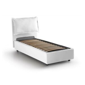 Cama de solteiro de tecido