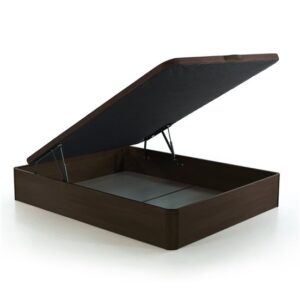 Canape Abatible 90 x 190 cm | Color Chocolate | Con Subida A Domicilio | Reforzado | Gran Almacenaje | Descansin