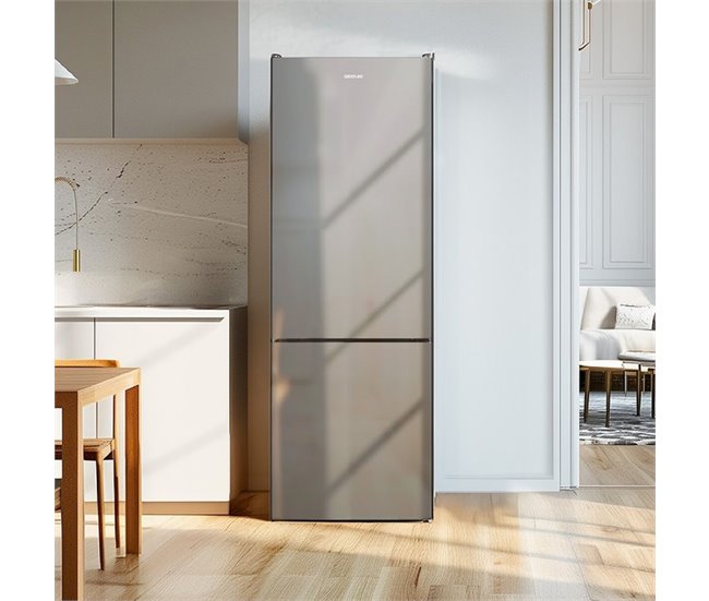 Cecotec Frigorífico combi Bolero CoolMarket Combi 250 Grey Glass D