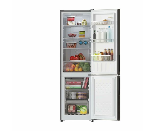 Cecotec Frigorífico combi Bolero CoolMarket Combi 250 Grey Glass D