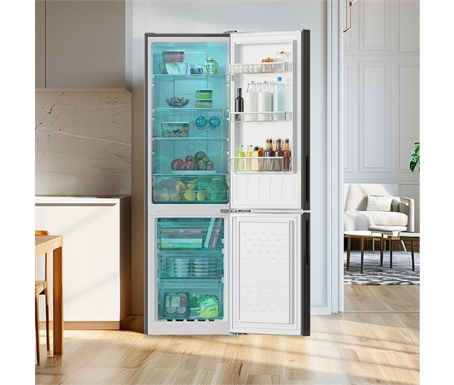 Cecotec Frigorífico combi Bolero CoolMarket Combi 250 Grey Glass D