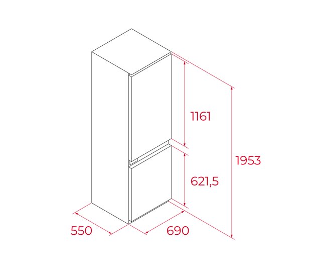Combi integrable 1,94 metros No Frost TEKA RBF 78785 FI