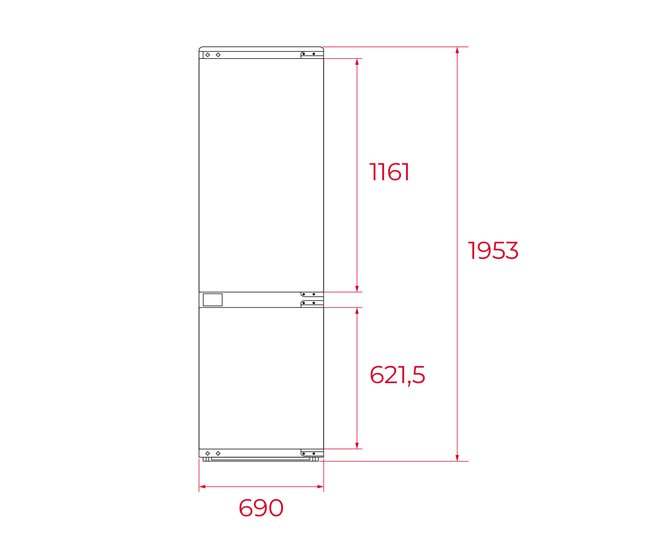 Combi integrable 1,94 metros No Frost TEKA RBF 78785 FI
