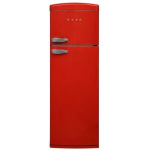 Frigorífico 2 puertas Svan SVRR1751 cíclico 40dB 242L F rojo 179x60,5x70,1 cm