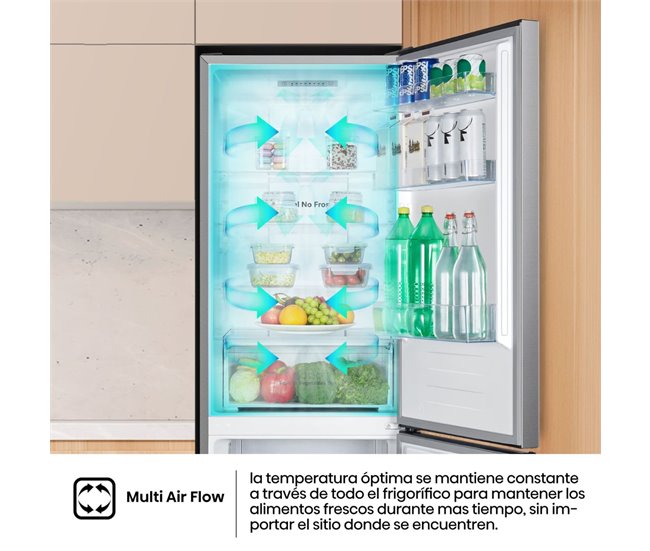 Frigorífico combi Hisense RB390N4ACE No Frost 304L E inox 186 cm