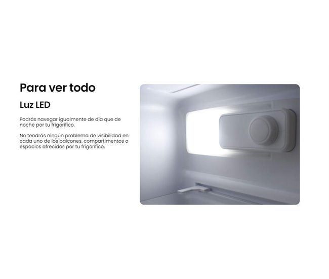 Frigorifico Dos Puertas INFINITON FG-300D75XER, 300 l, 175 cm, E, Ciclico, Inox