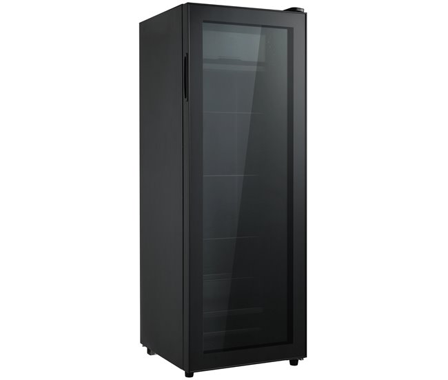 Frigorífico mini 109,5cm 128L de acero inoxidable con 1 puerta,negro