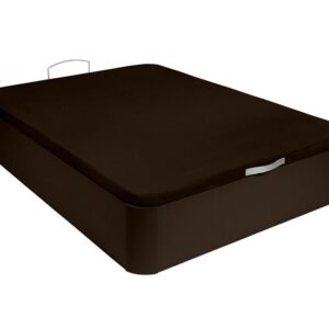 PACK DE CANAPÉ DE MADERA WENGUE + COLCHÓN VISCOELÁSTICO