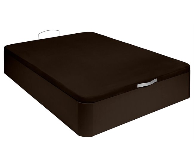 PACK DE CANAPÉ DE MADERA WENGUE + COLCHÓN VISCOELÁSTICO