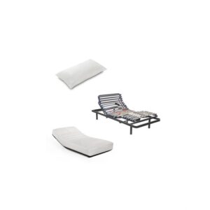 Pack Somier articulado motor + Colchón Visco AR + REGALO Almohada Fibra