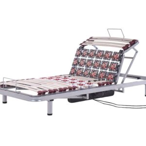 Somier articulado eléctrico MOON 90 x 200 cm Plateado
