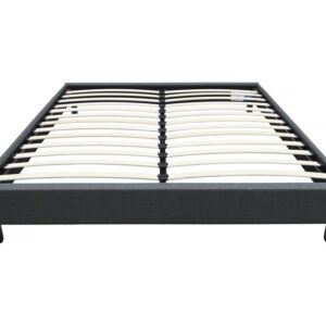 Somier de tela "Andy" - 140 x 190cm - Gris marengo