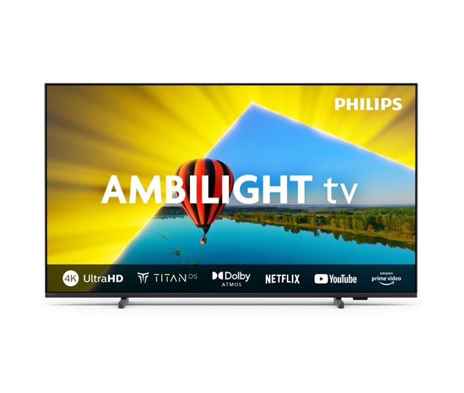 Televisor Smart TV Philips 43PUS8079 4K UHD 43'' Ambilight Titan OS F negro