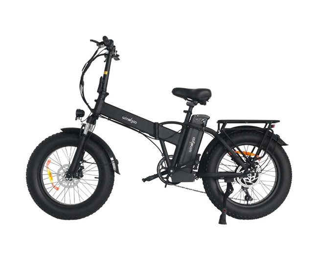 Windgoo F21 Pro Bicicleta Eléctrica - Motor 250W Batería 48V 12.5Ah 20x4.0 Neumáticos - Negra
